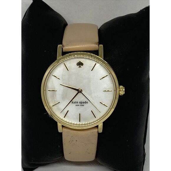 Kate Spade New York 0073 Women\'s Beige Leather Analog Dial Quartz Watch MP33 main image 6